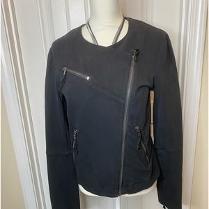 Marrakech Size Medium Evereve Mollie Moto Jacket Black Zipper Jacket EUC